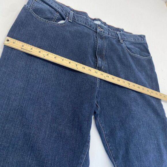 Eddie Bauer Men’s T44X34 Denim Jeans Blue Relaxed Fit Medium Wash 100% Cotton - Picture 3 of 16